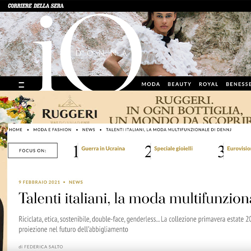 Talenti italiani, la moda multifunzionale di _DENNJ_